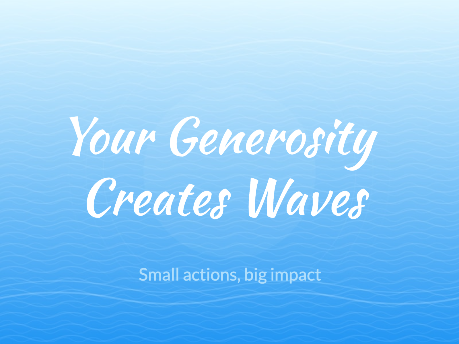 Ripple Effect eCard Template