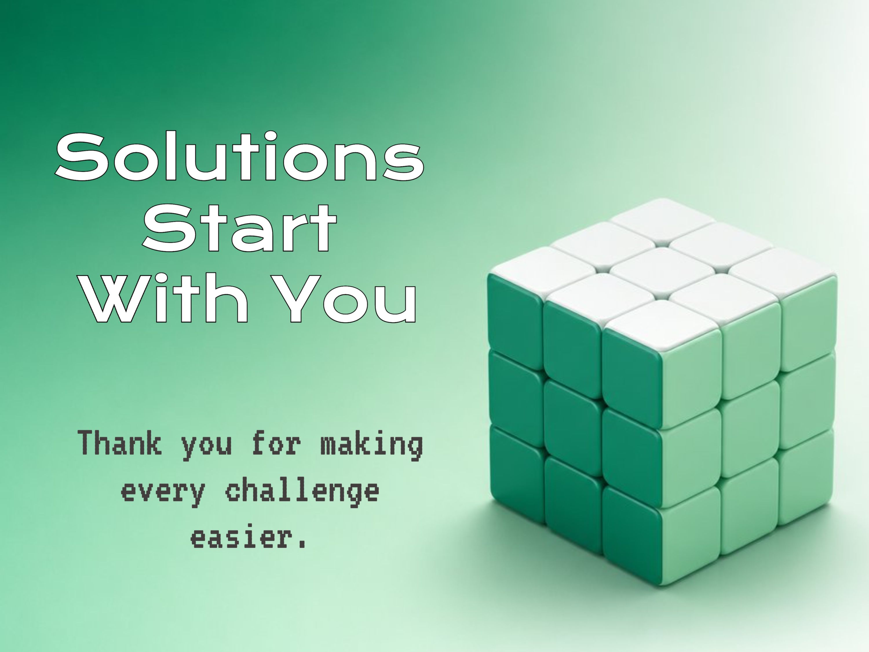 Problem Solved eCard Template