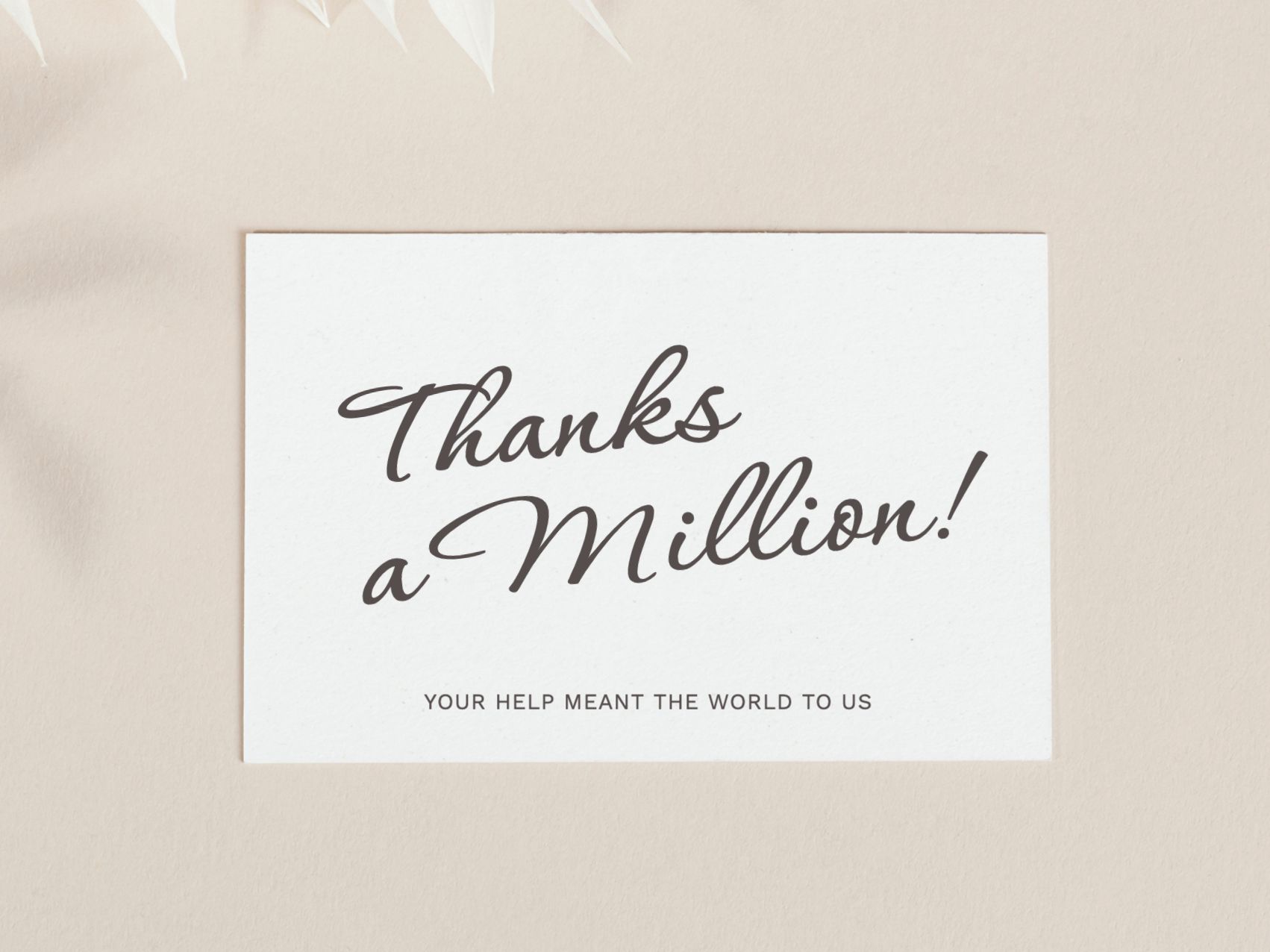 Gratitude Overload eCard Template