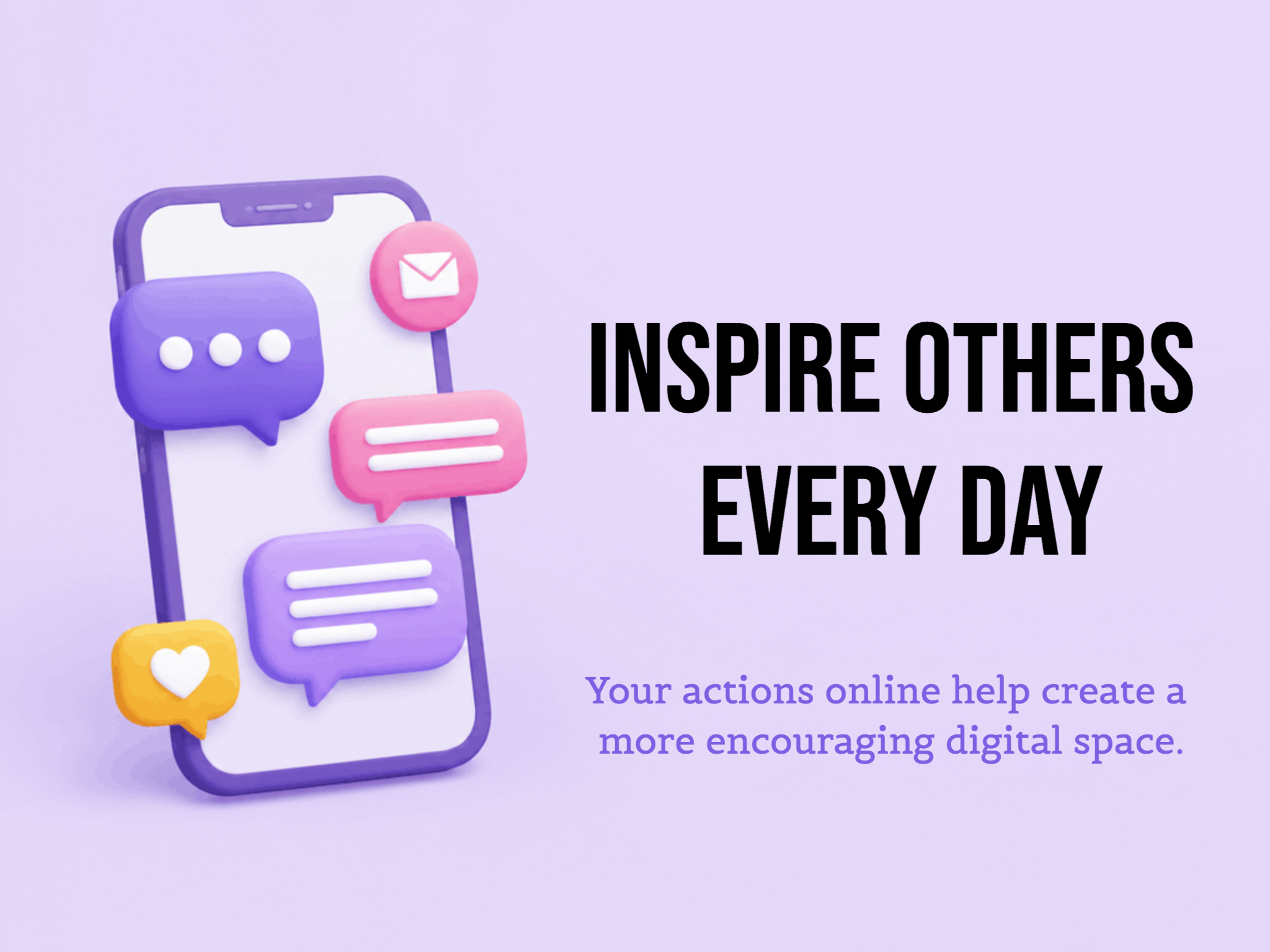 Celebrating Positive Influence eCard template preview