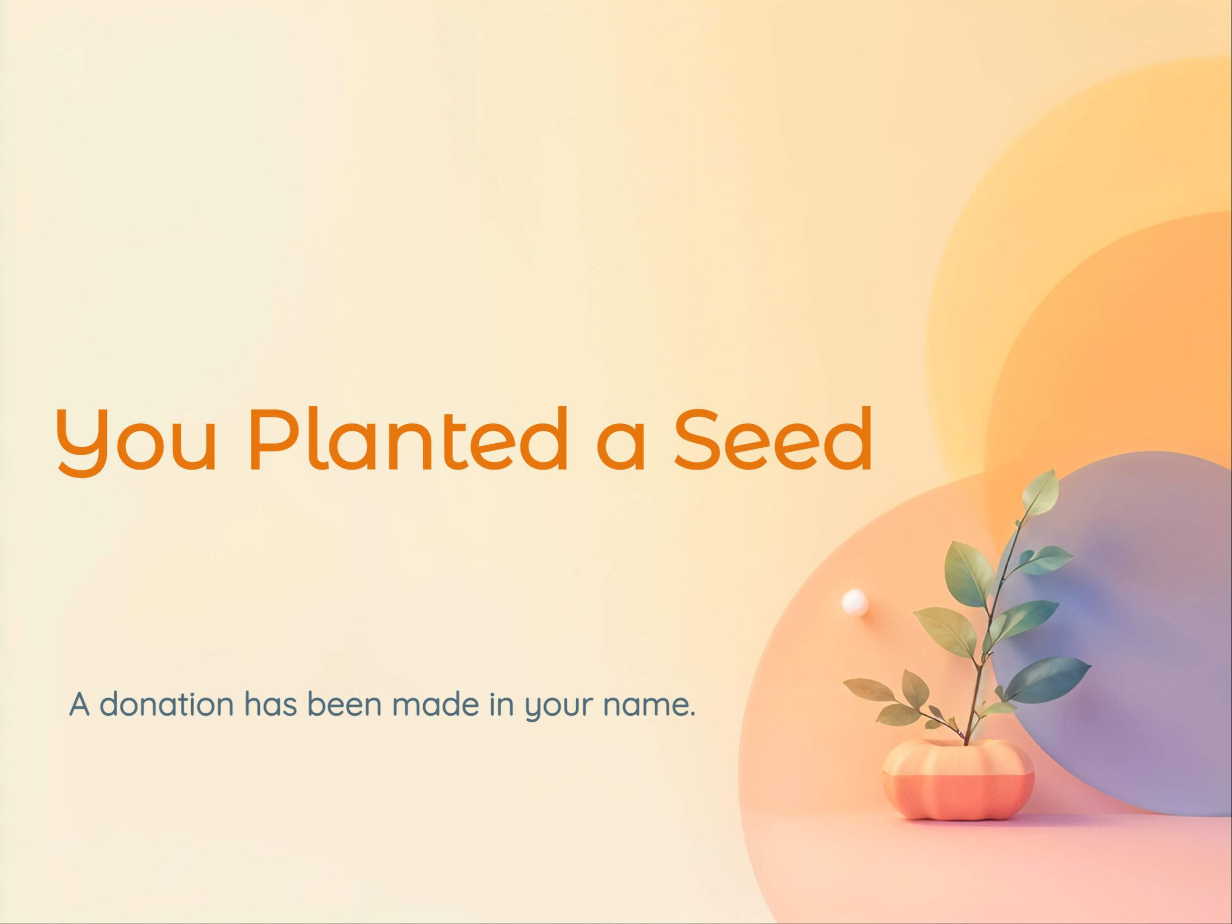 Rooted in Kindness eCard Template