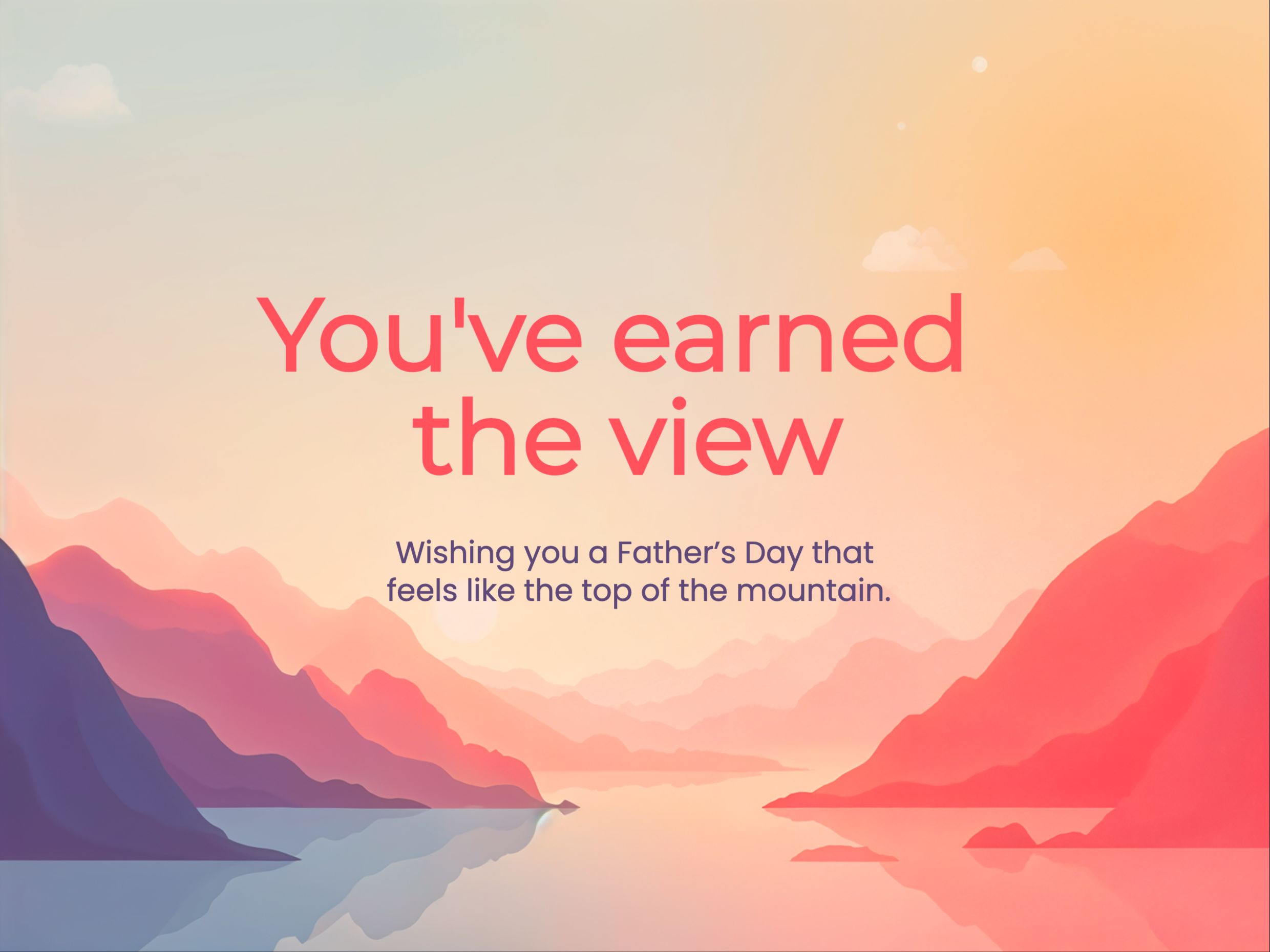 Peak Dad Energy eCard Template