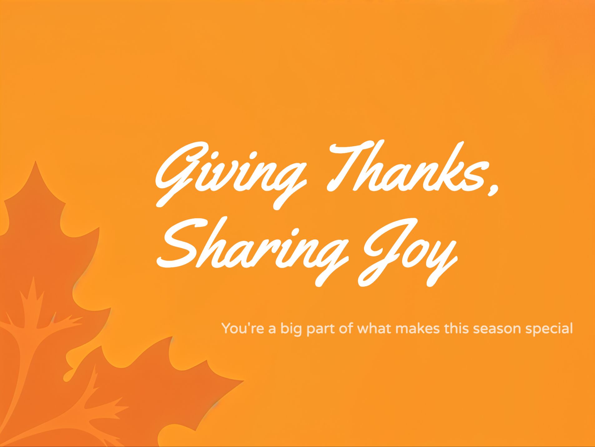 Harvest Heart eCard Template