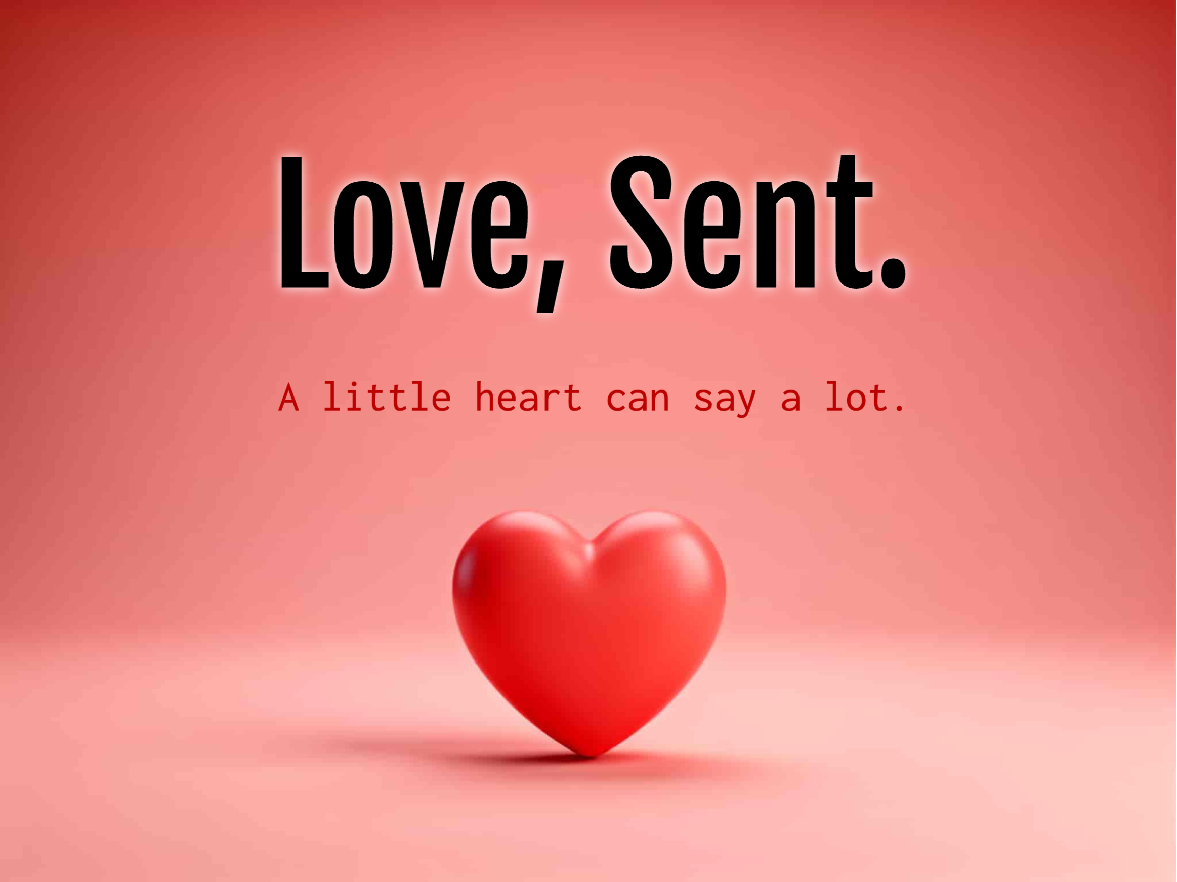 Heartfelt eCard template preview