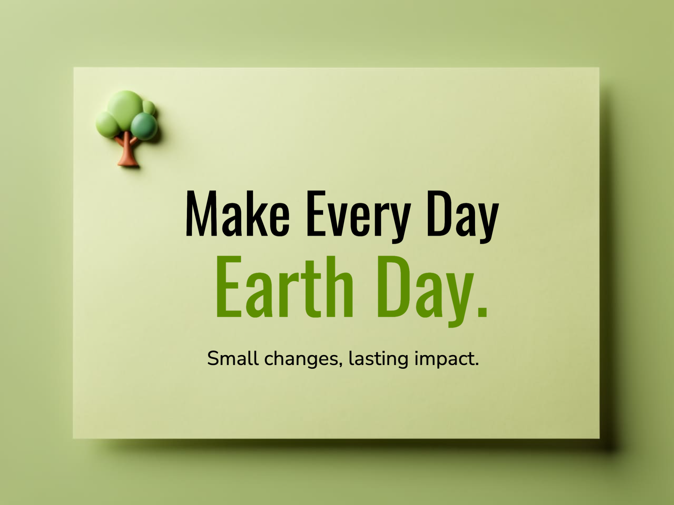 Sustainable Choices eCard Template