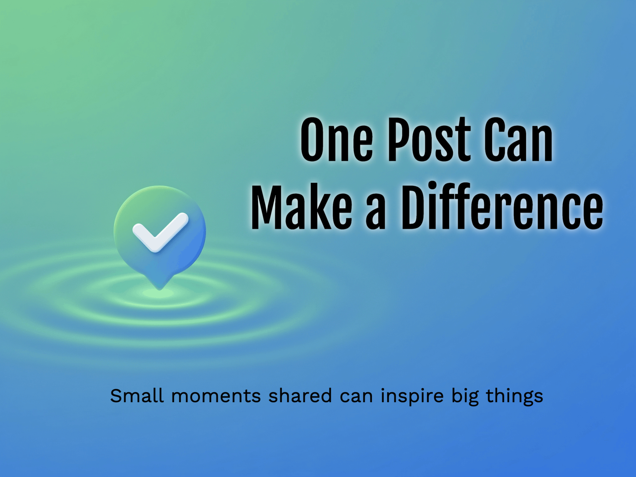 Ripple Effect eCard template preview