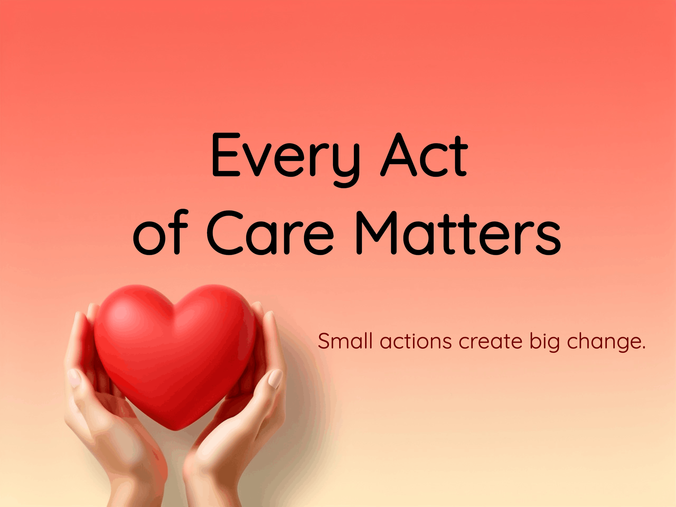 A World of Kindness eCard Template
