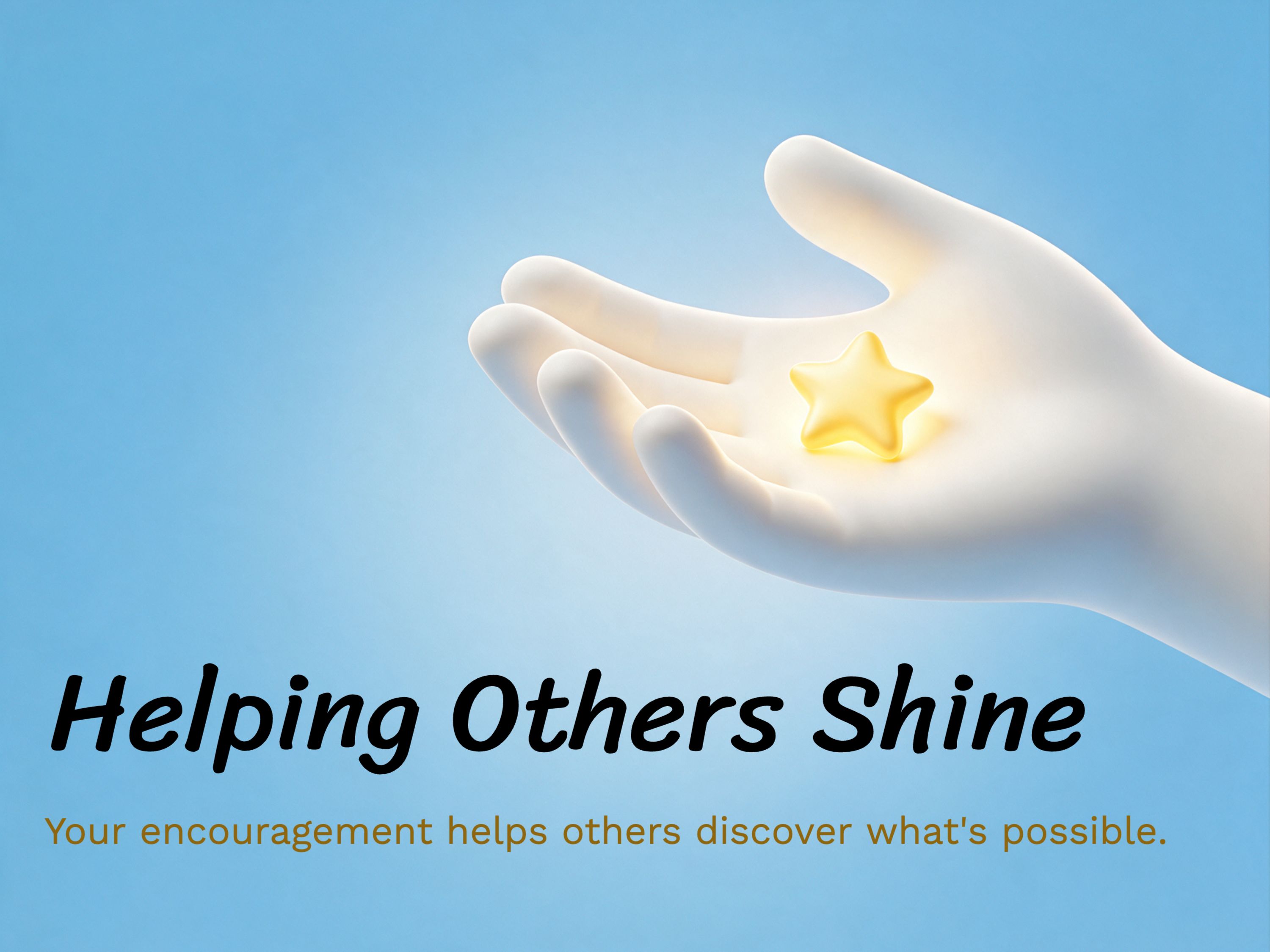 A Guiding Hand eCard template preview