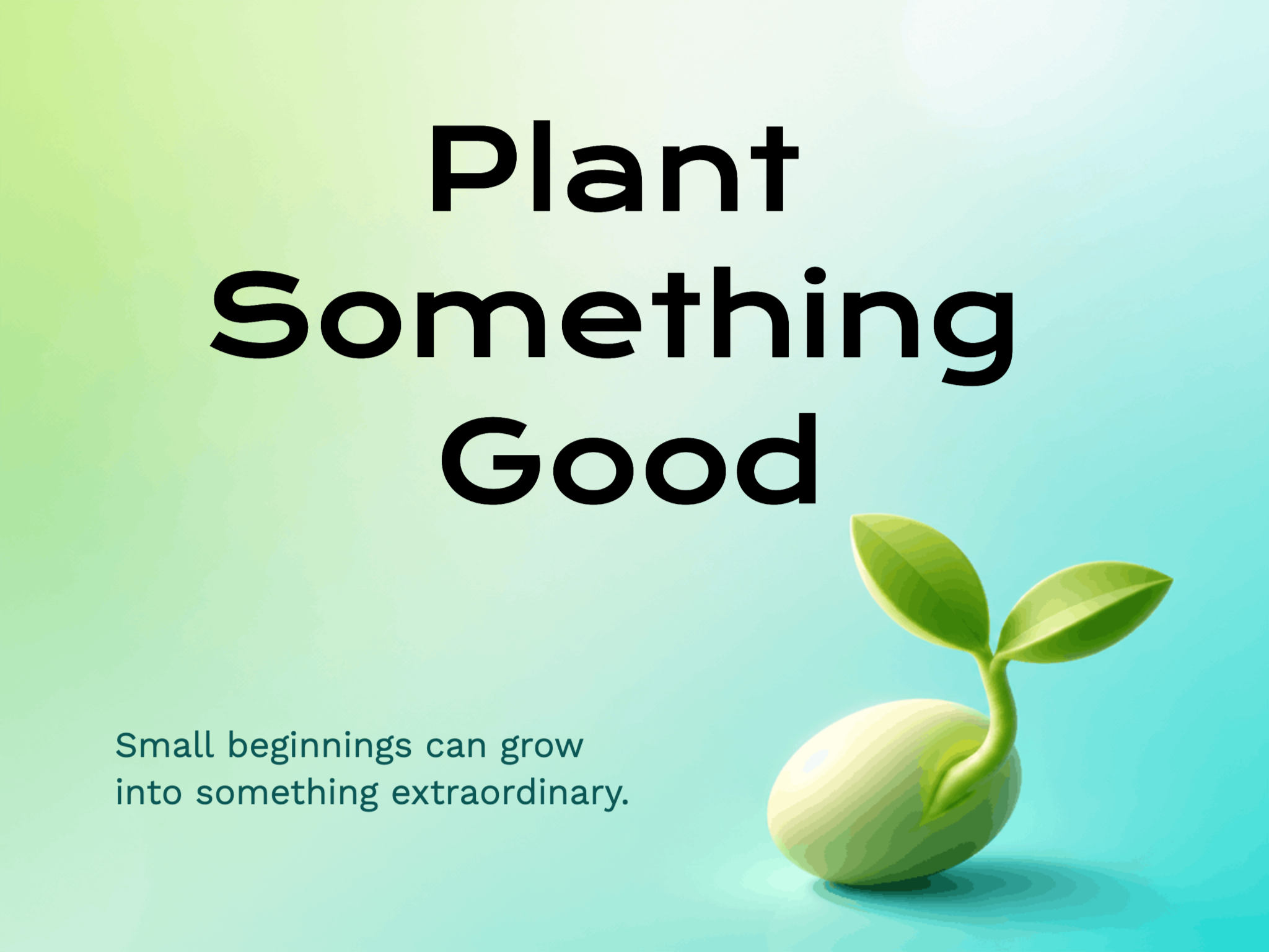 Little Seed eCard template preview