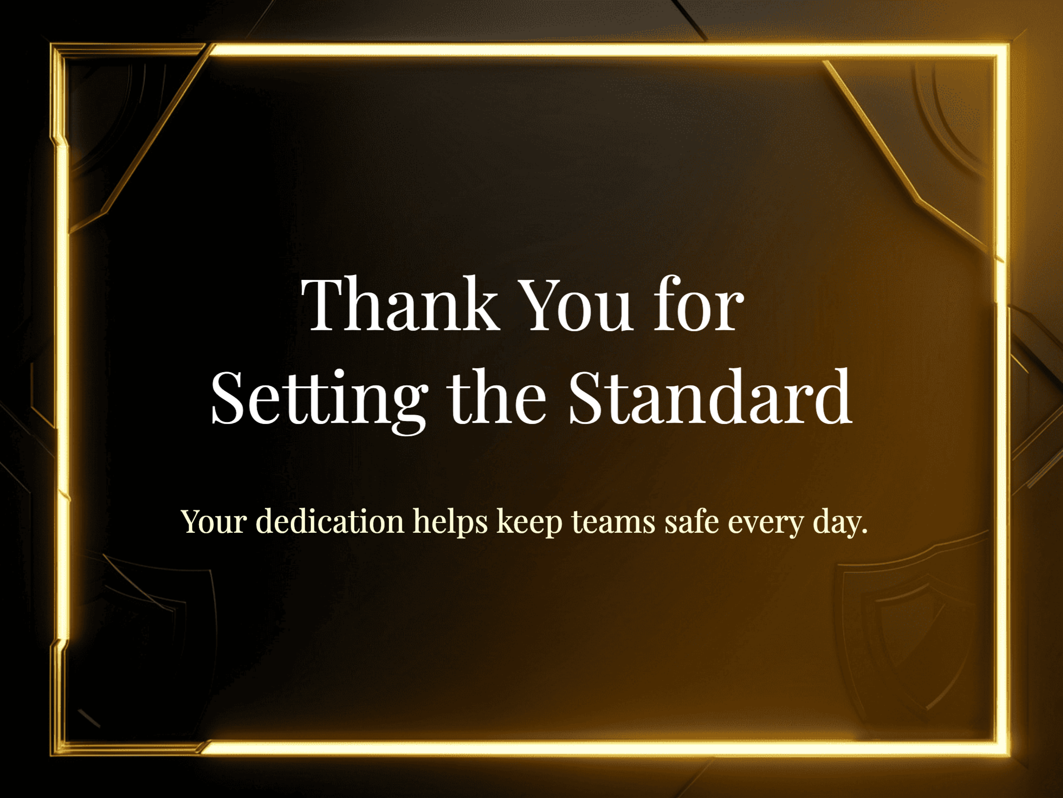 Workplace Safety Champions eCard Template