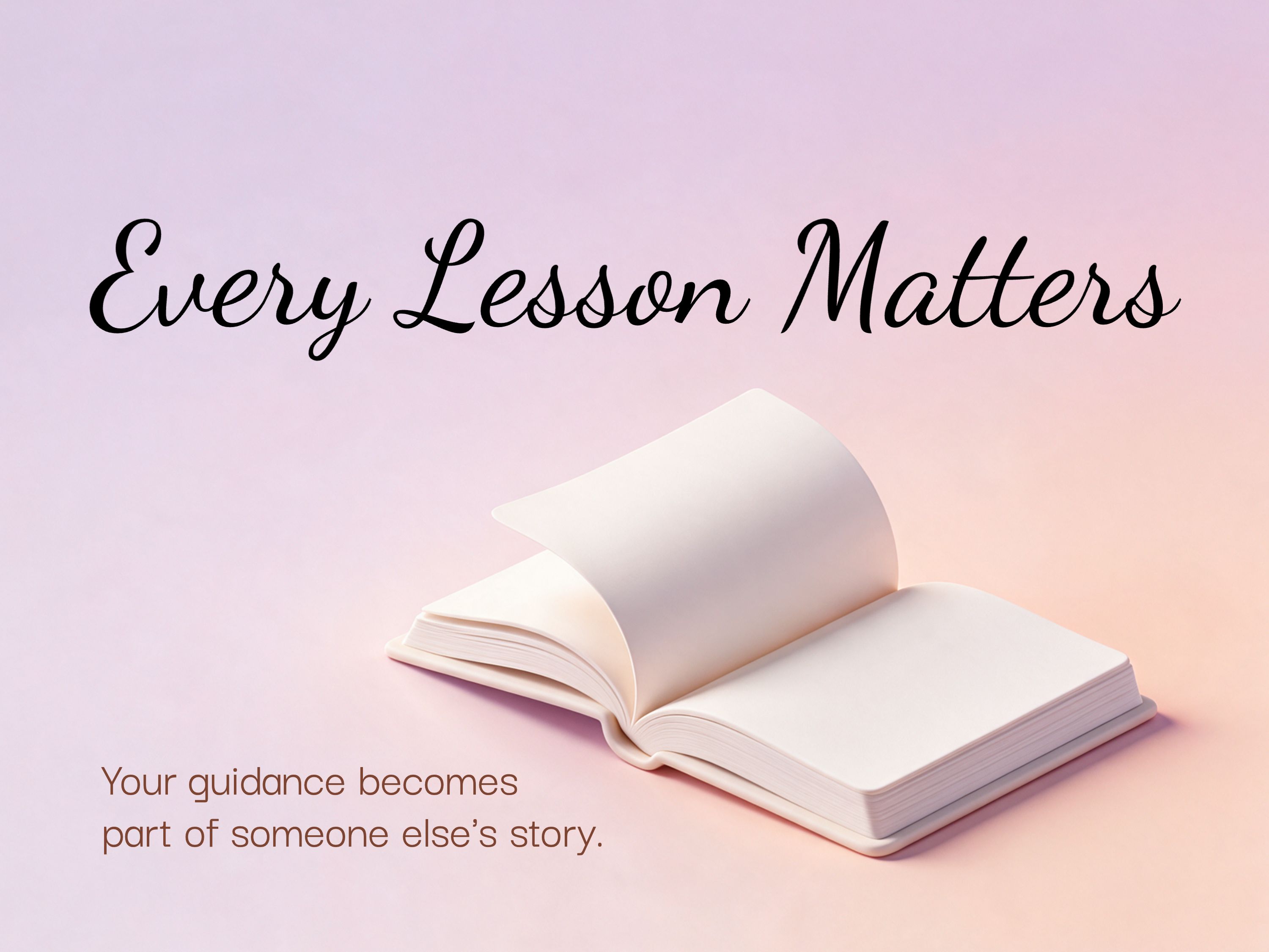 Turning the Page eCard template preview
