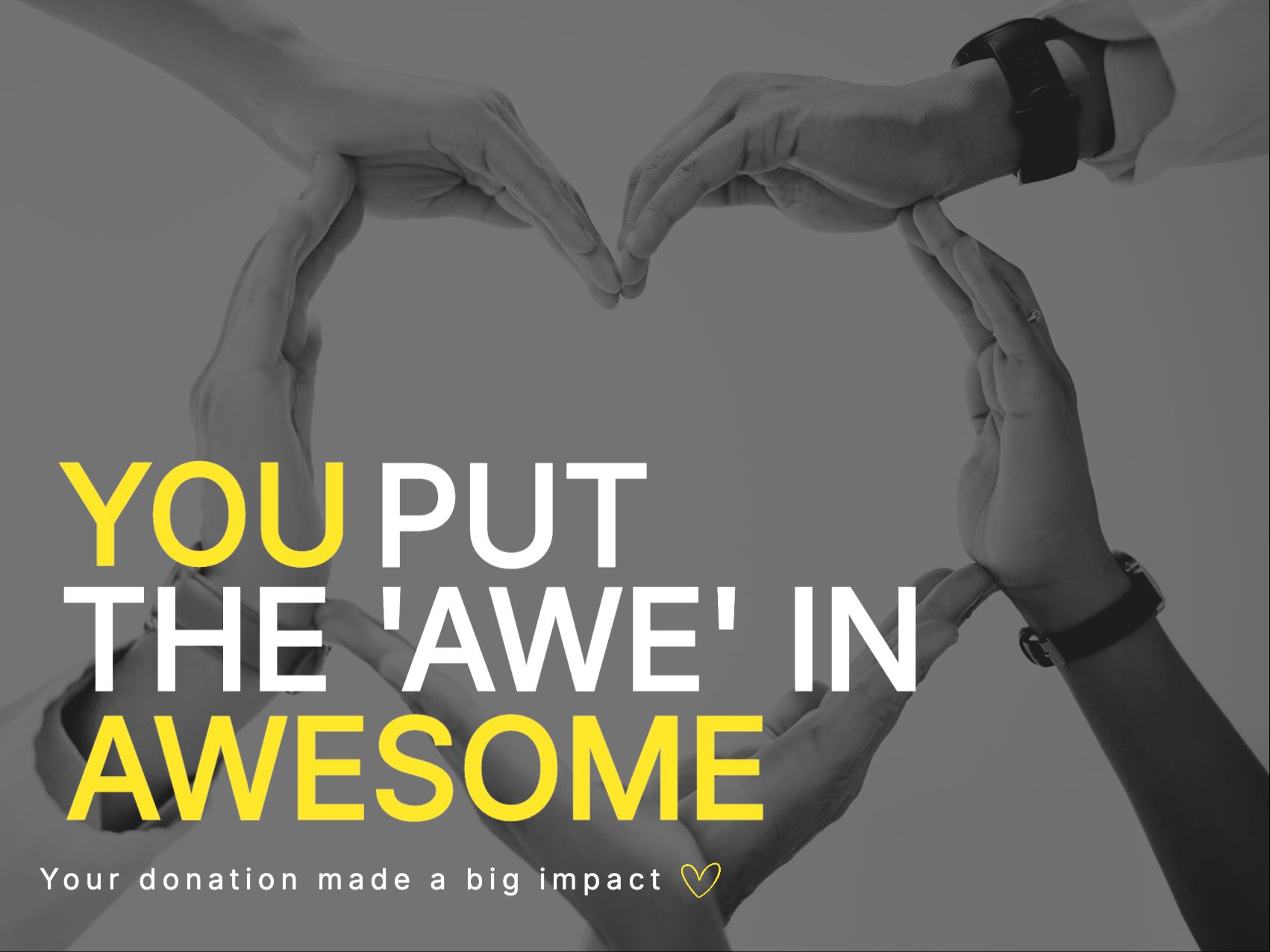 Jaw-Dropping Generosity eCard Template