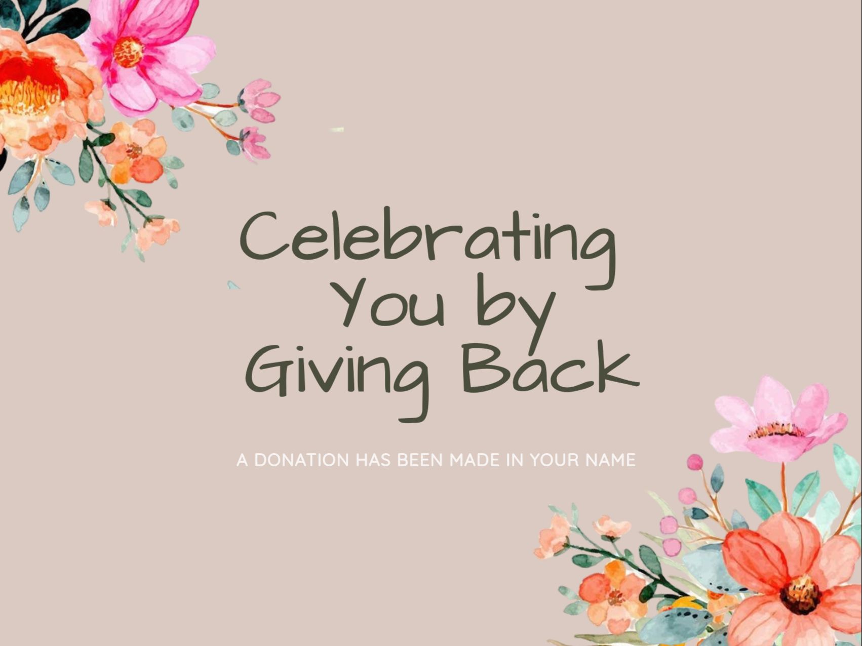 A Gift That Matters eCard Template