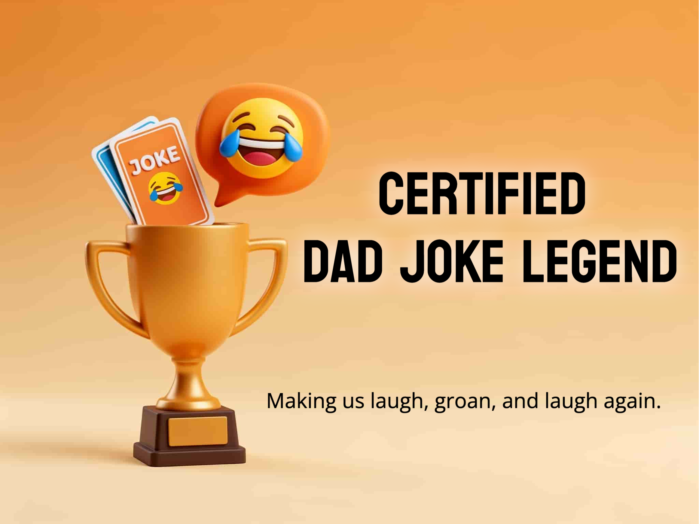 Dad Joke Hall of Fame eCard template preview