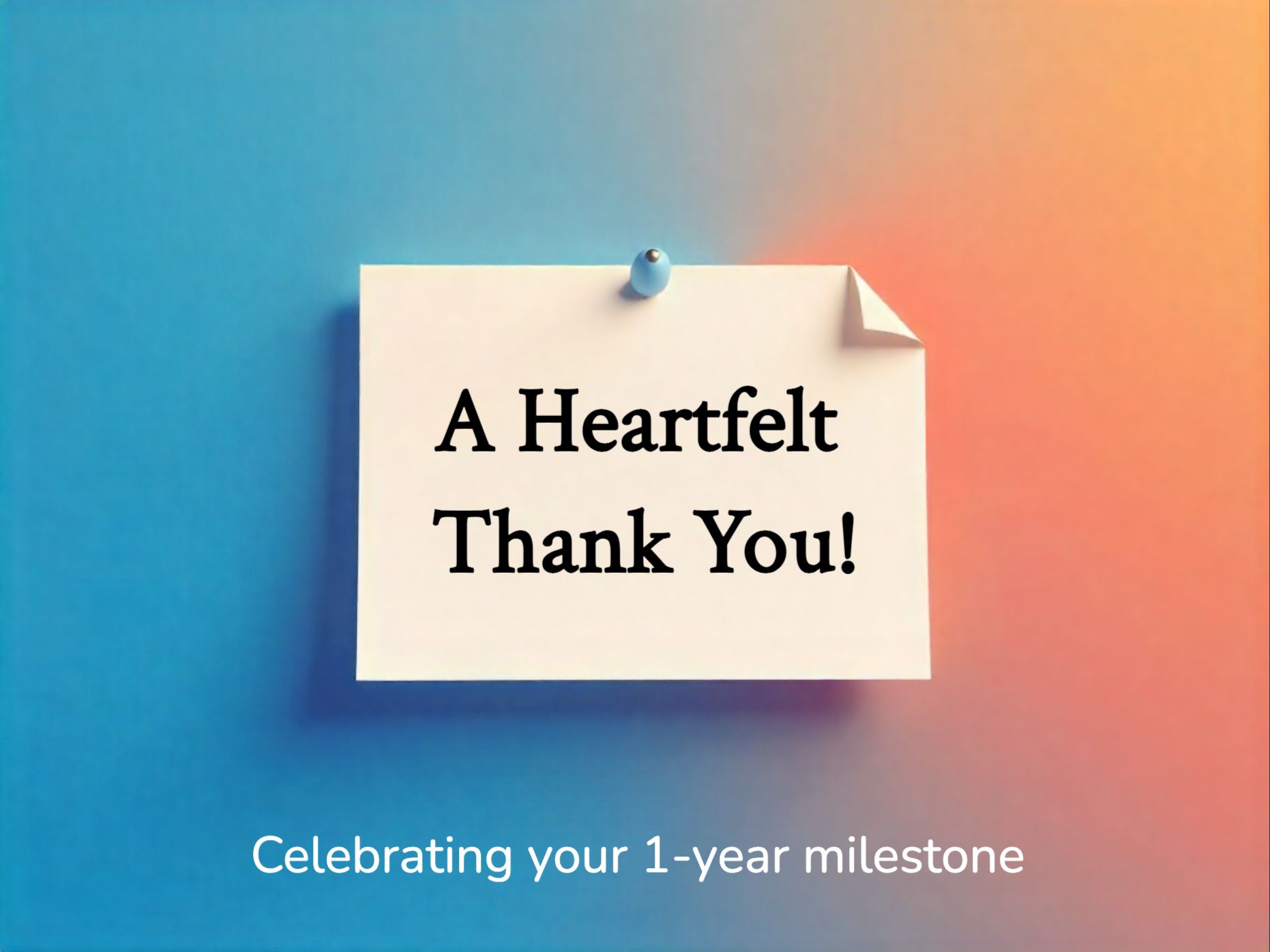 The Gratitude Note eCard Template
