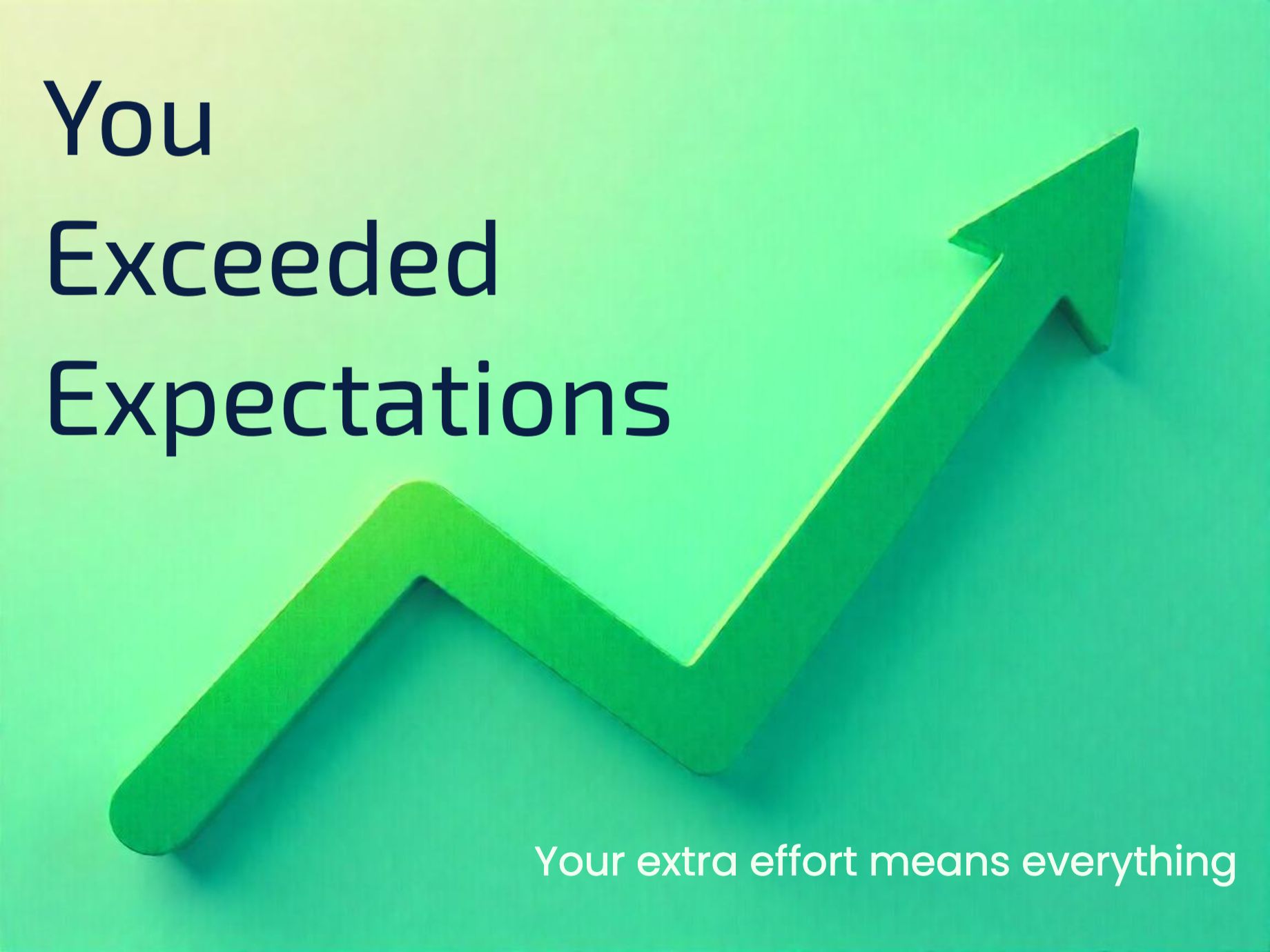 Above & Beyond eCard Template