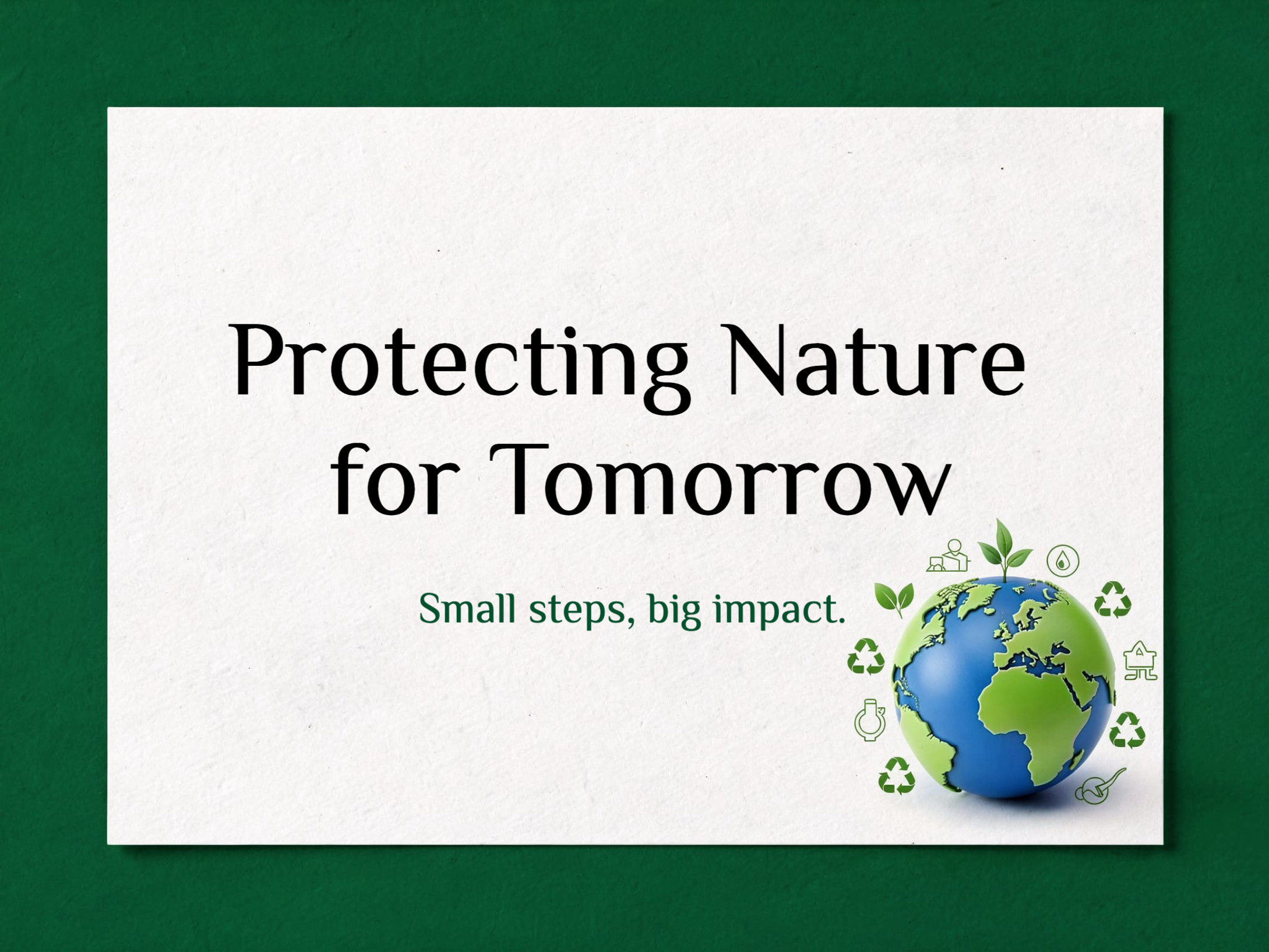 Green Future eCard Template