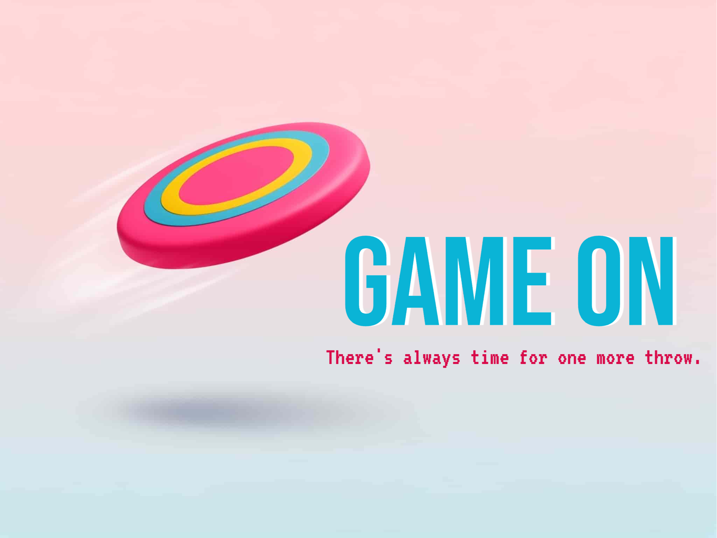 Frisbee Fun eCard template preview