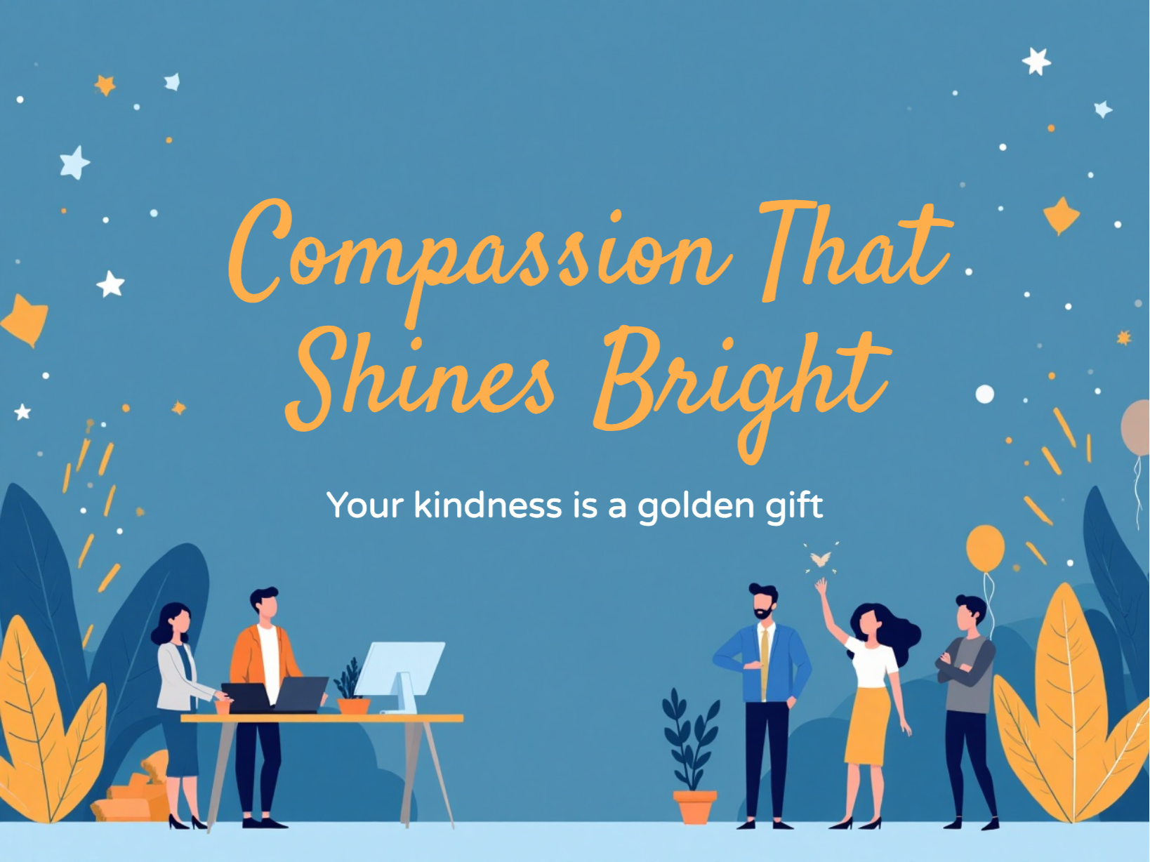 Heart of Gold eCard Template