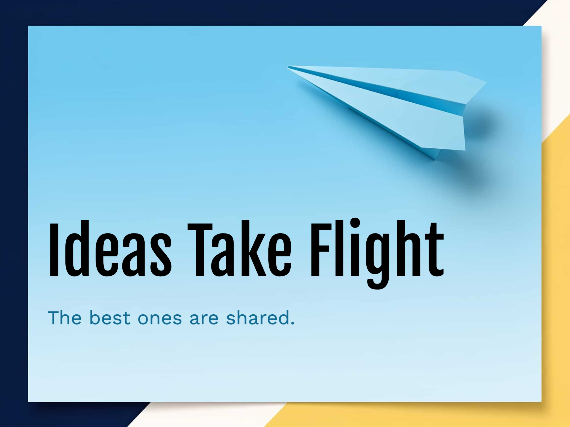 Paper Airplane eCard template preview