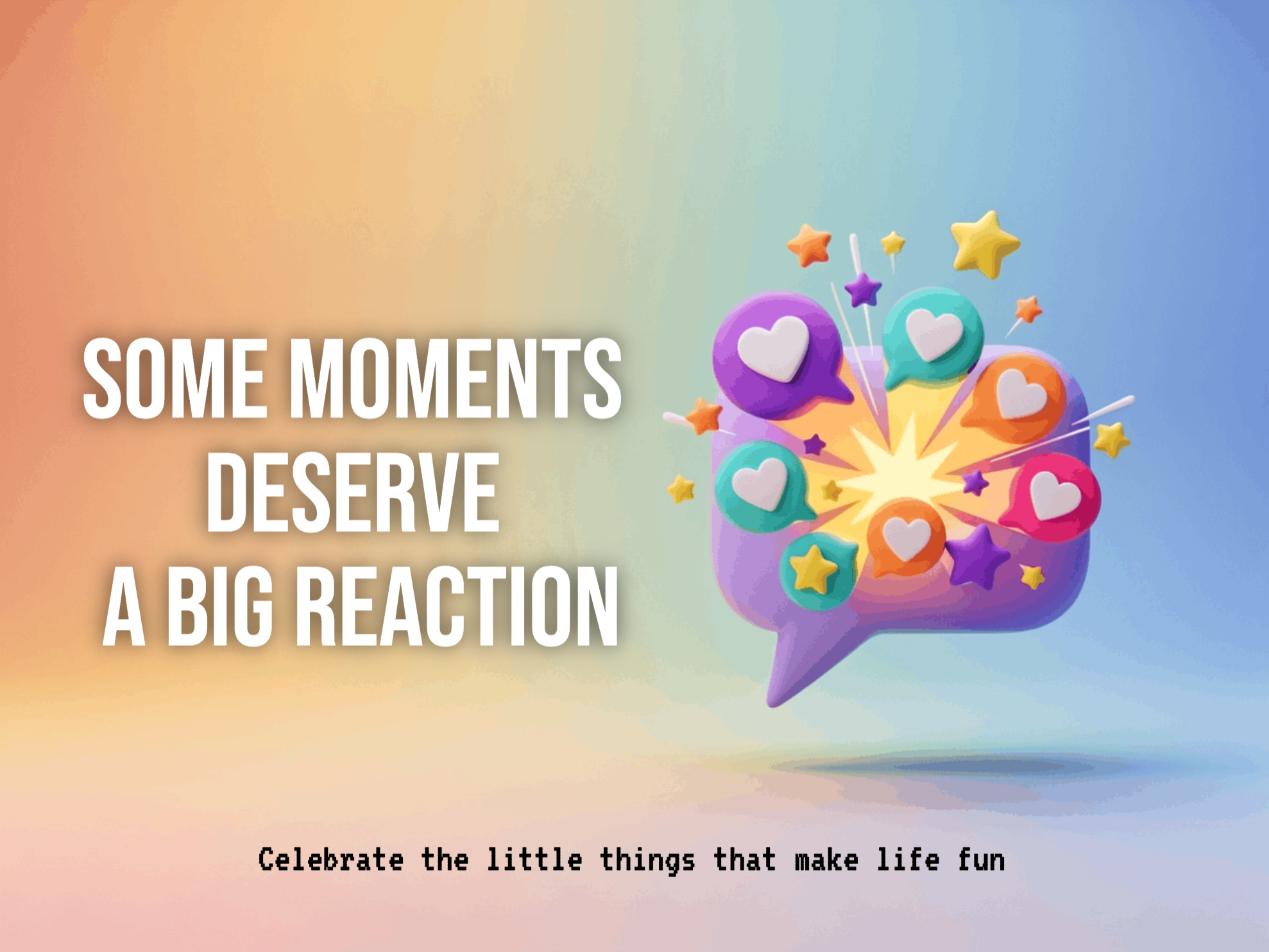 Instant Reactions eCard template preview