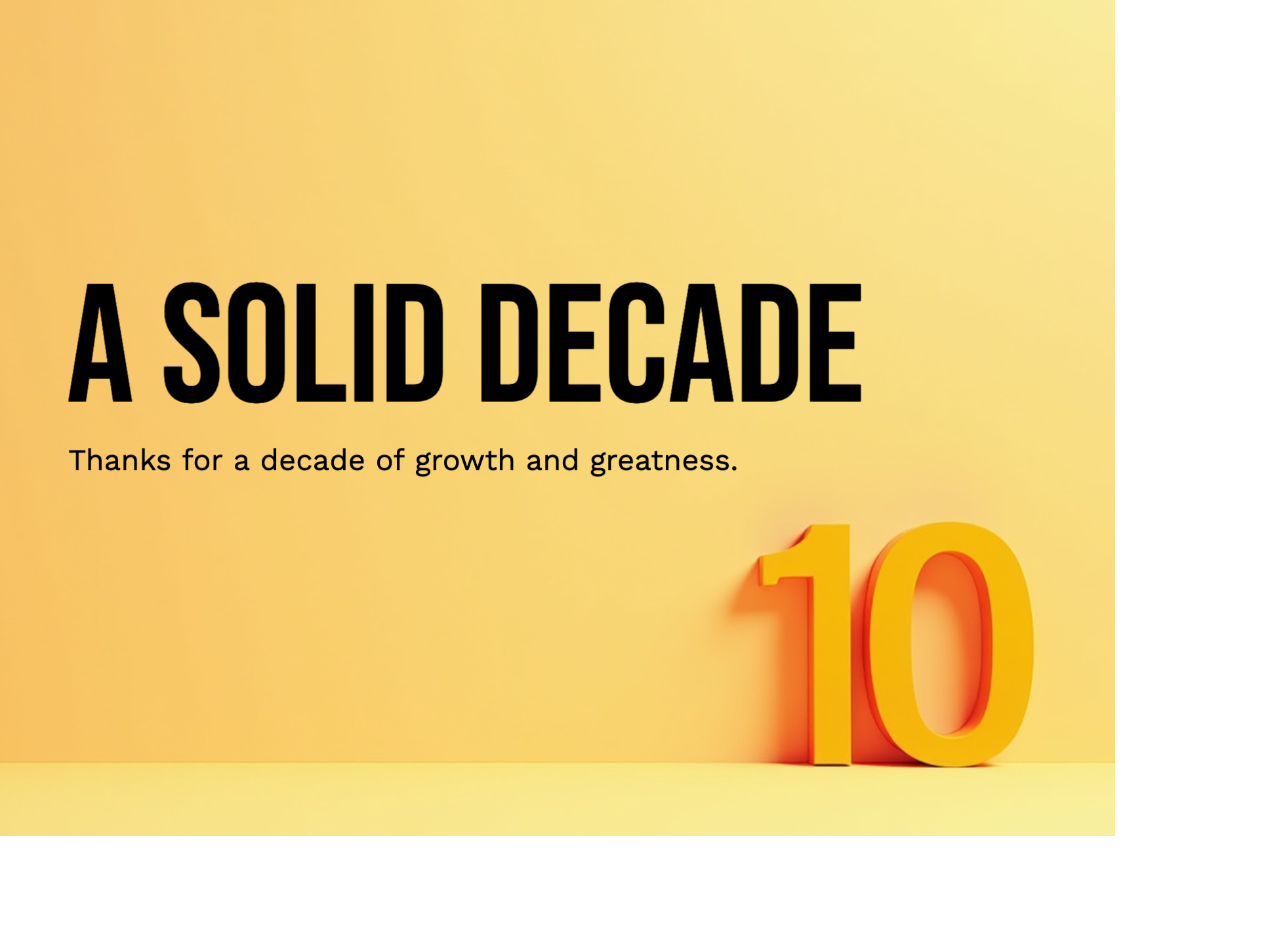 A Whole Decade eCard Template
